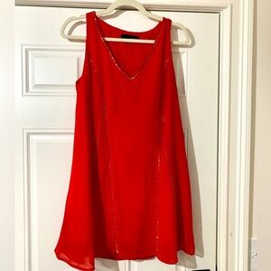 Lemieux Red Sequin Dress